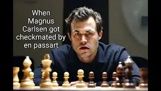 When Magnus Carlsen got checkmated by en passant #chess #puzzle #challenge