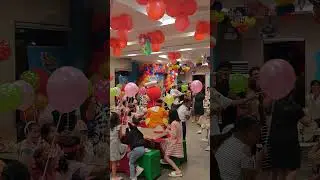 Entrance of Jollibee with the Kids #kids #jollibee #birthday