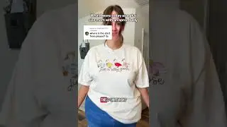 Bell172 I added the TikTok shop link to this video for this oversized tshirt by The Label