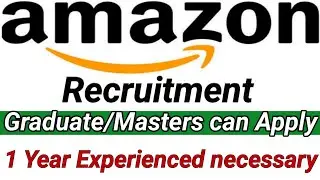 AMAZON RECRUITMENT 2020. GRADUATE HOLDERS IN COMPUTER SCIENCE CAN APPLY.