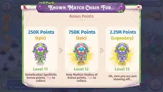 Merge Magic! Legendary 2.25M Bonus Points Level 13 🪄