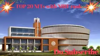 Top 20 NIT NIRF Ranking  /  Ranking between NITs