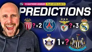 CHAMPIONS LEAGUE PLAY-OFFS PREDICTIONS (LEG 1)