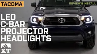 2012-2015 Tacoma LED C-Bar Projector Headlights Review & Install