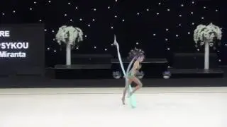 Miranta Psykou GRE ribbon junior final Miss Valentine 2017