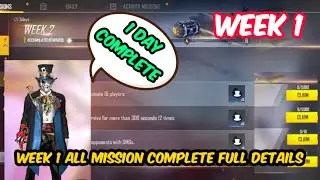Free for all mission | free fire ke week 1 ke mission Kaise complete Karen | Hindi mission free fire