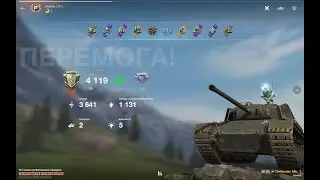 World of Tanks Blitz. Defender Mk. 1. 3641 damage. Class 1