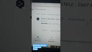 une extension chrome translate. deepl #extensions