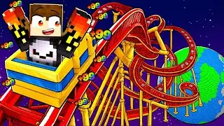 Surviving the HIGHEST ROLLER COASTER RIDE in Roblox!