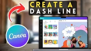 How to Create Dash Line and Dotted Line in Canva | Canva Tutorial (2025)