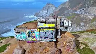 Devil&rsquo;s Slide Bunker in Pacifica, California 4K Drone Footage #dronephotography #californiawaves