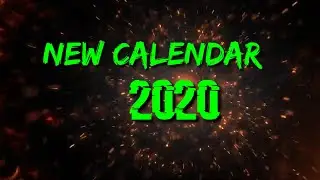 New calendar 2020 modelling rusian