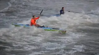 Paddle ski launch at Blue Lagoon