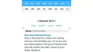 NIV Genesis 26:3