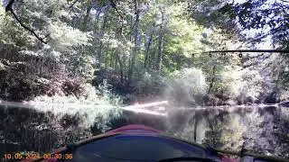 kayaking and fishing