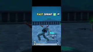 How to Sprint Fast new 4.0 Update 🤯✅ #pubgmobile #bgmi #tipsandtricks