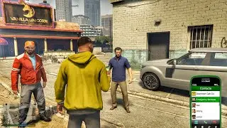 Gta V Enchanted - Franklin Teams Up With Michael & Trevor — Police Force in Panic