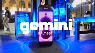Gemini Sound GPLT-360 360&deg; Portable Bluetooth&trade; Speaker w/ LED Party Lighting