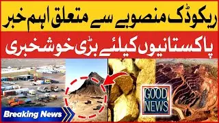 Reko Diq And Saindak Projects | Good News For Pakistanis | Breaking News