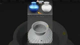 Flower pot 3D Design in Blender #blender #3dmodelling  #productdesign #pot3D   #3d #flowerpot