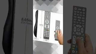 GE 8 Device Backlit Universal Remote Control for Samsung, Vizio, LG, Sony, Sharp, Roku, Apple TV, RC
