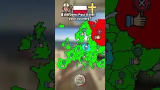Did John Paul ll visit your country#history #europe #mapping #poland #map #geography #viralvideo
