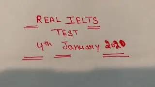 Real reading and writing test predictions 4 January 2020 Ielts |The invigilator