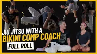 Rolling with a Bikini Fitness Coach