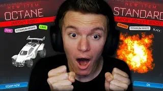 CRAZY LUCKY *500* VERY RARE TRADE UP IN ROCKET LEAGUE!