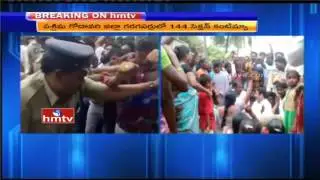 High Tension in Garagaparru | Dalits Agitation against Social Boycott | Latest Updates | HMTV