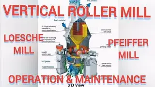 VRM Vertical Roller mill complete details with all parameters & part Name of Loesche & Pfeiffer mill
