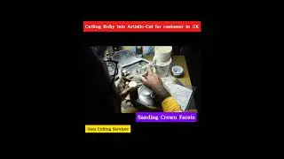 Cutting Ruby into Artistic-Cut for customer in UK.