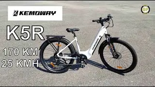 Электровелосипед KEMOWAY K5R 250 Вт 48 В 15 Ач Автономность 170 км Скорость 25 км/ч — Распаковка
