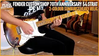 Fender Custom Shop Limited 70th Anniversary 54 Strat | Super Heavy Relic 2-Colour Sunburst