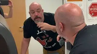 Shaving my beard for the Terry Fox foundation