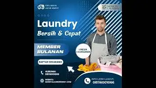 LAUNDRY GRATIS ANTAR JEMPUT (Paket Member Bulanan) #bagaslaundry #laundry #laundrykoin