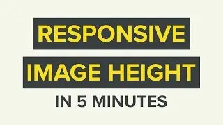 Responsive Image Height CSS Tutorial