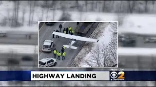 Pilot Forced Down Along Route 23