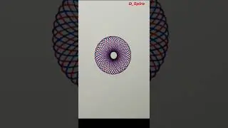 Colourful Spirograph Drawing #shorts #spirograph #viral