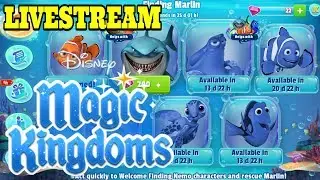 Disney Girl's Magic Kingdoms Game Livestream! Finding Nemo Event! First Event EVER! Ep.30