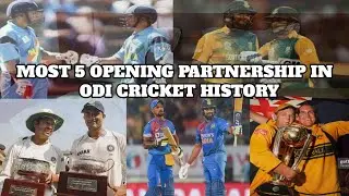 Most 5 Powerful Opening Batting Partnership in ODI Cricket History| Ten Star Entertainment