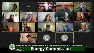 Ann Arbor Energy Commission Meeting 11/9/2021