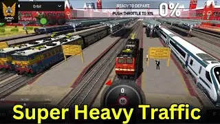 How to increase traffic in indian train simulator 😍| train simulator high traffic