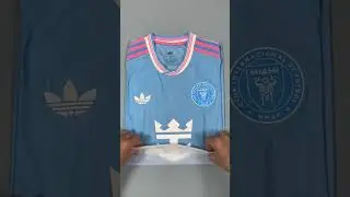 The Inter Miami Team 25/26 Away Blue Jersey Open Box.#weare2026