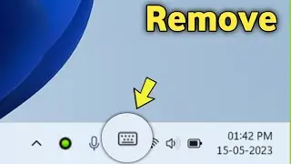 How to Remove Touch Keyboard Icon in Windows 11| Touch Keyboard icon kaise hataye