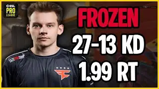 Frozen 27-13 Nuke POV | FaZe vs Spirit | ESL Pro League Season 22