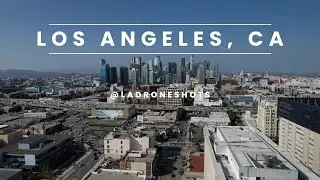 Downtown Los Angeles Aerial View Drone video