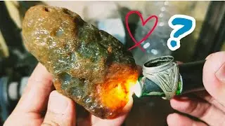 GAK disangka beli batu ulekan dipasar sampai rumah dilihat crystal digosok hasilnya luar biasa