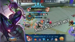 ANGELA SUPPORT MVP | MOBILE LEGENDS