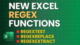 New Excel Functions - Regular Expression "Regex"